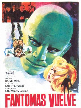 Cartel de Fantomas vuelve