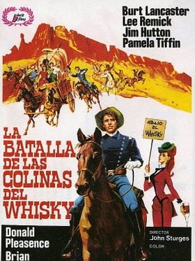 Cartel de La batalla de las colinas de whisky