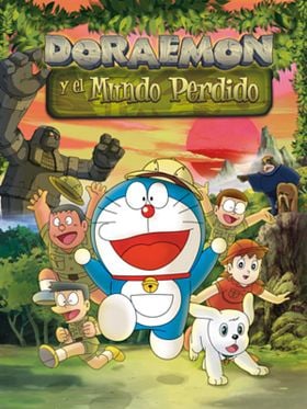 Cartel de Doraemon y el mundo perdido