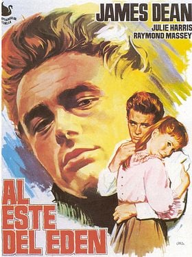 Cartel de Al este del Edén