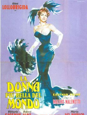 Cartel de La mujer más guapa del mundo