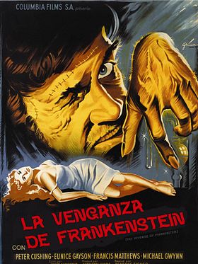Cartel de La venganza de Frankenstein