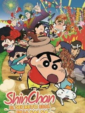 Cartel de Shin-chan: El secreto está en la salsa