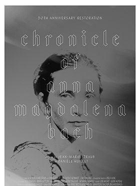 Cartel de Crónica de Anna Magdalena Bach