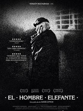 Cartel de El hombre elefante