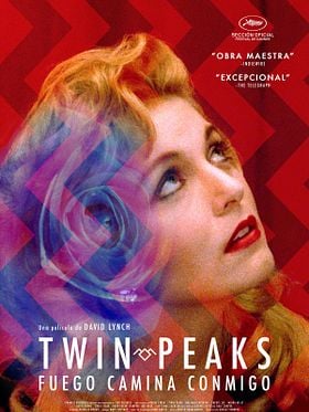 Cartel de Twin Peaks: Fuego camina conmigo