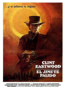 Cartel de El jinete pálido