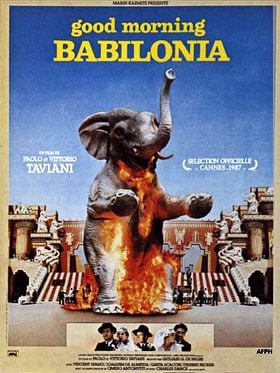 Cartel de Good morning Babilonia