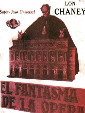 Cartel de El fantasma de la ópera
