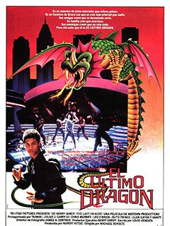 Cartel de El último dragón