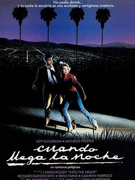 Cartel de Cuando llega la noche