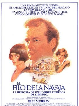 Cartel de El filo de la navaja