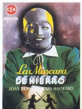 Cartel de La máscara de hierro