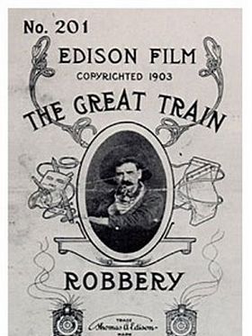 Cartel de Asalto y robo de un tren