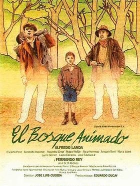 Cartel de El bosque animado