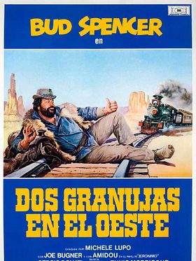 Cartel de Dos granujas en el Oeste