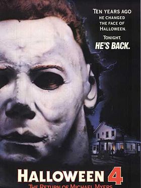 Cartel de Halloween 4 - El regreso de Michael Myers