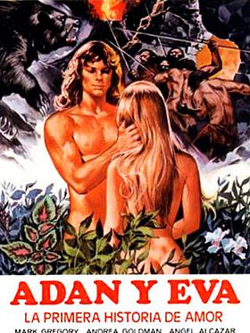 Cartel de Adán y Eva, la primera historia de amor