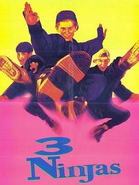 Cartel de Tres pequeños Ninjas