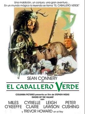 Cartel de El caballero verde