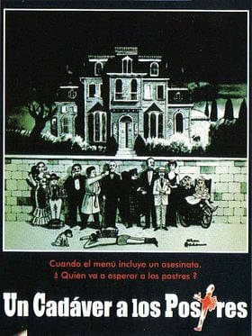 Cartel de Un cadáver a los postres
