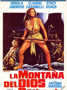 Cartel de La montaña del Dios caníbal