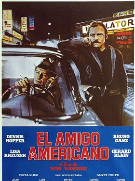 Cartel de El amigo americano