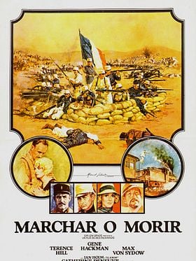 Cartel de Marchar o morir