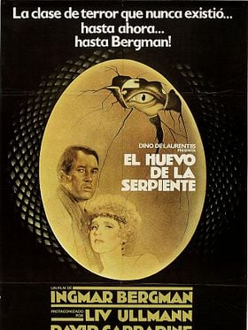 Cartel de El huevo de la serpiente