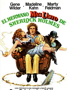 Cartel de El hermano más listo de Sherlock Holmes