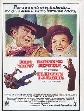 Cartel de El rifle y la Biblia