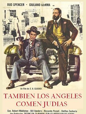 Cartel de También los ángeles comen judías