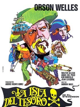 Cartel de La isla del tesoro