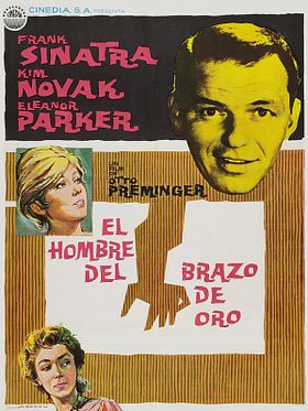 Cartel de El hombre del brazo de oro