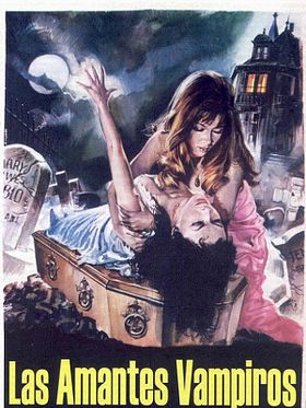 Cartel de Las amantes vampiros