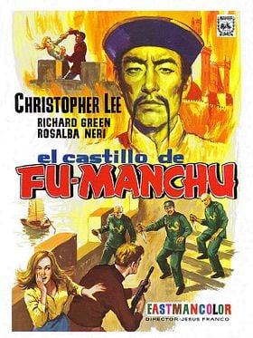 Cartel de El castillo de Fu-Manchú