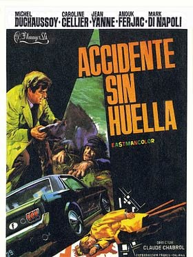 Cartel de Accidente sin huella