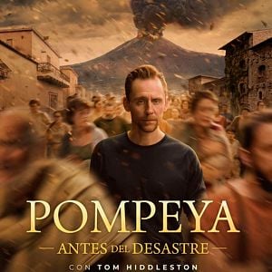 Foto Pompeya antes del desastre, con Tom Hiddleston