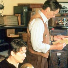 Foto Mientras nieva sobre los cedros