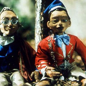 Foto Pinocho y Geppetto