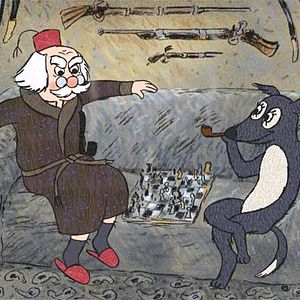 Foto Le chien, le général et les oiseaux