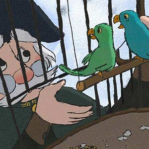 Foto Le chien, le général et les oiseaux