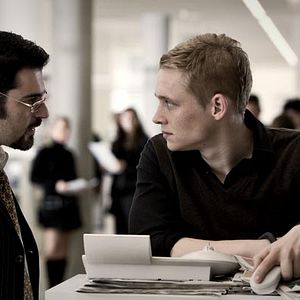 Foto Un conejo sin orejas