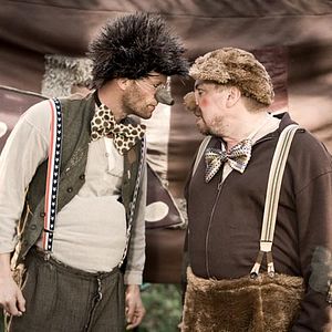 Foto Un conejo sin orejas