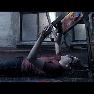 Foto La máquina de pintar nubes