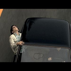 Foto La máquina de pintar nubes