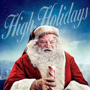 Foto Dos colgaos muy fumaos en Navidad