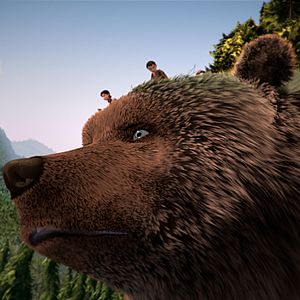 Foto Den kæmpestore bjørn