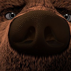 Foto Den kæmpestore bjørn