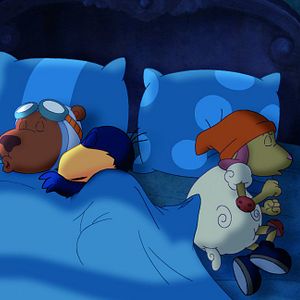 Foto Cuervito calcetín: La gran carrera